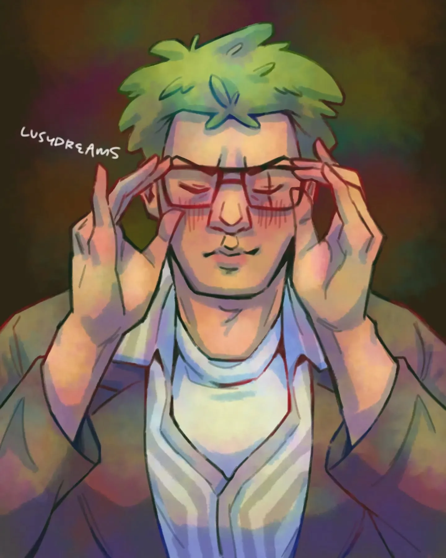 nerd emoji zoro